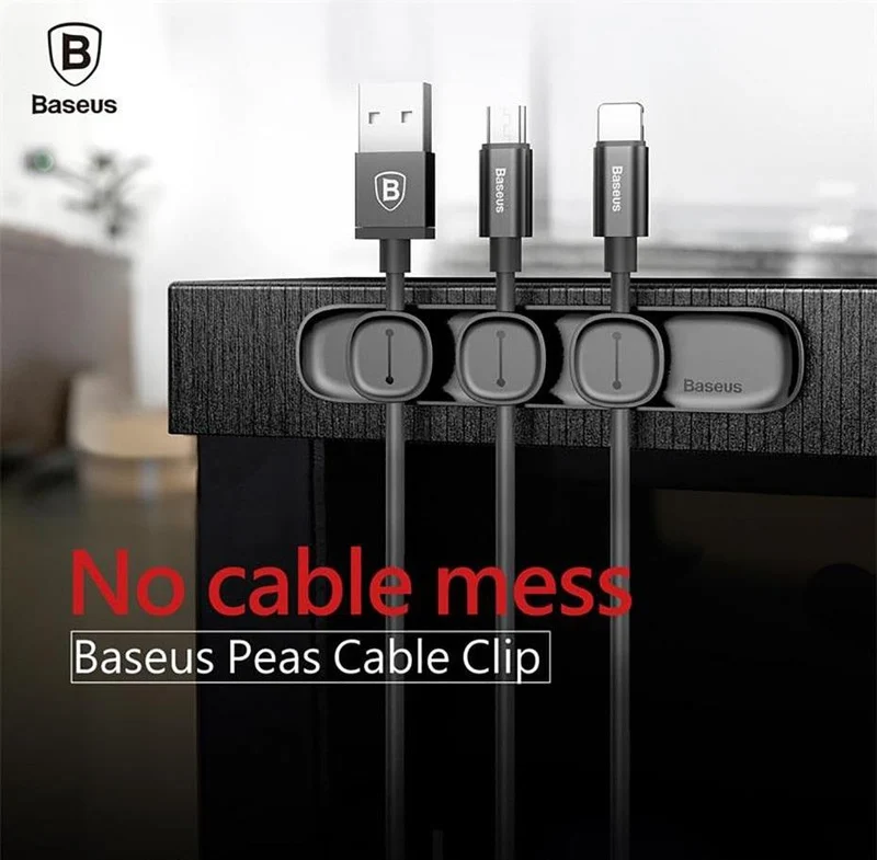 Innovative magnetische Kabelhalter Clips (3 Stk)