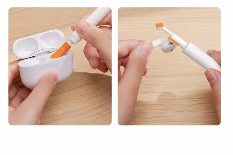 Baseus Reinigungsset für Bluetooth-Kopfhörer – Präziser Cleaner für AirPods & Ladecase