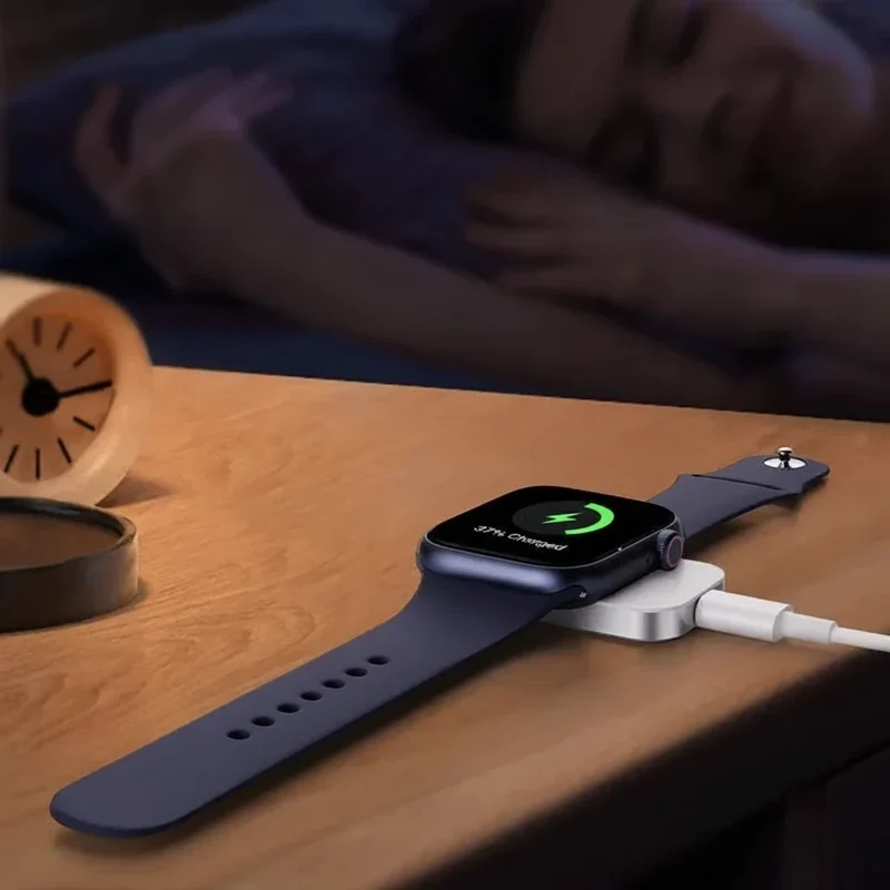 Kabellose Lade-Station für Armbanduhr & Smartphone
