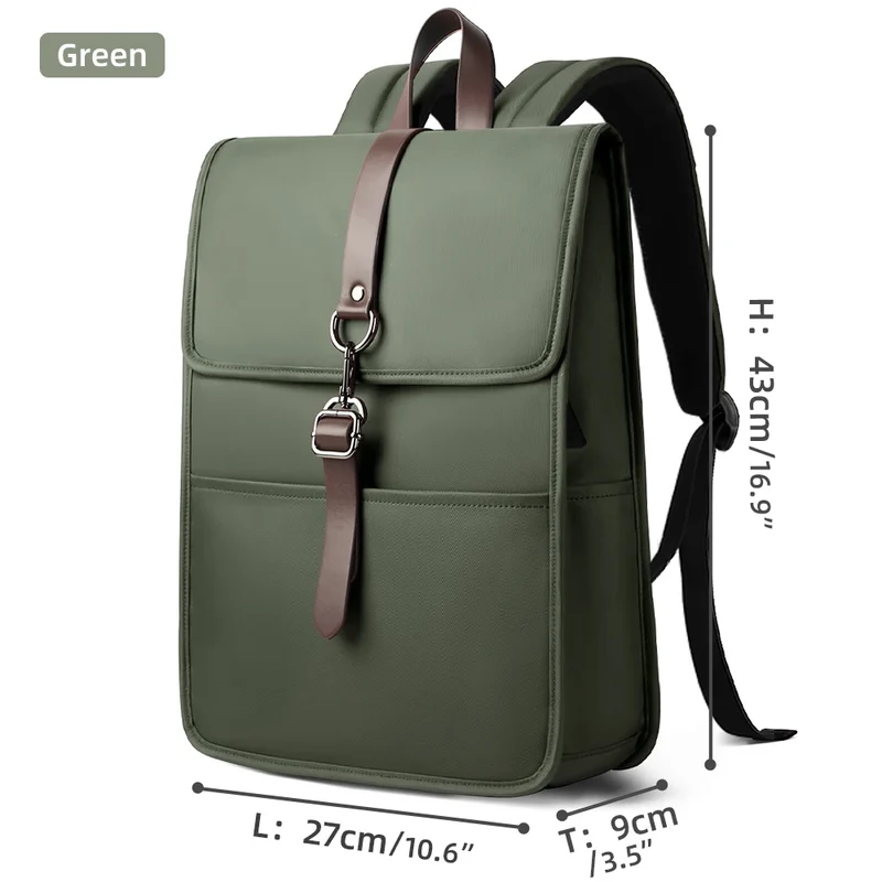 Heroic Knight Herren-Rucksack 15,6 Zoll – Anti-Diebstahl Business Laptop-Rucksack mit USB-Anschluss