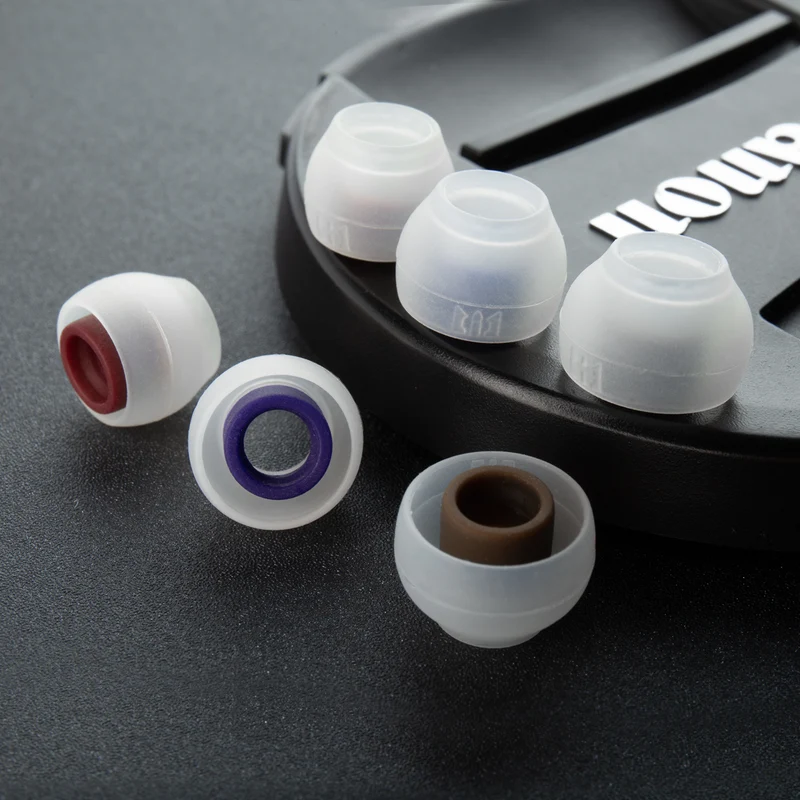 【TRI Clarion】IEMS Ear tips, Silicone in Ear Monitor Eartips, S/M/L-Enhanced Treble, Reduce Sibilance