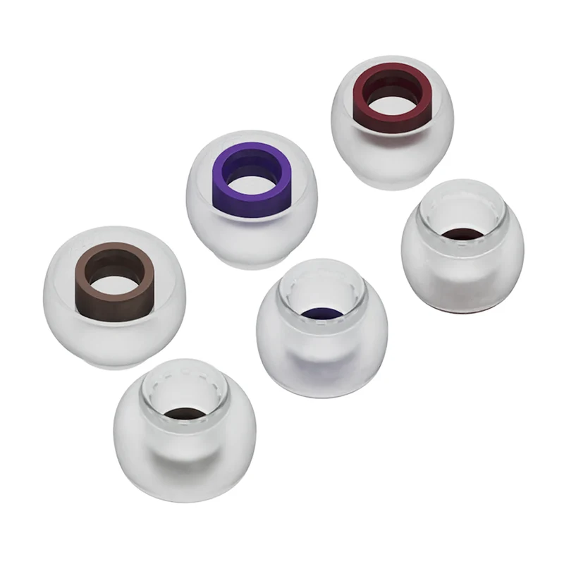 【TRI Clarion】IEMS Ear tips, Silicone in Ear Monitor Eartips, S/M/L-Enhanced Treble, Reduce Sibilance