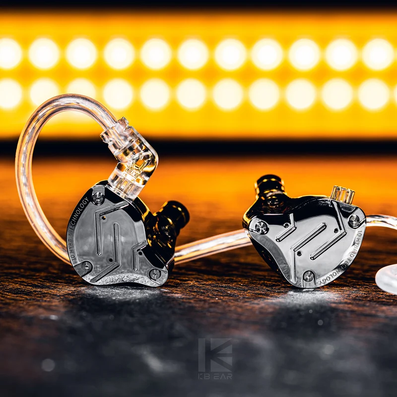 【KZ ZS10 Pro】4BA+1DD Hybrid In Ear Monitors Headphones