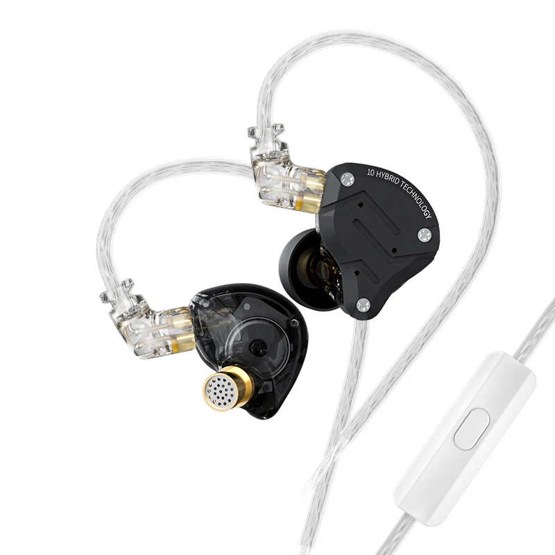 【KZ ZS10 Pro】4BA+1DD Hybrid In Ear Monitors Headphones
