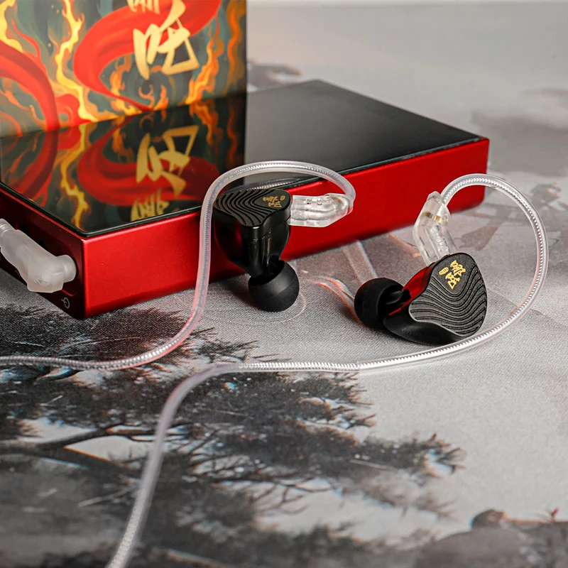 【KBEAR NZ02——Clearance】Dual Magnetic Circuit DD HIFI Earphones, Wired Gaming Earbuds
