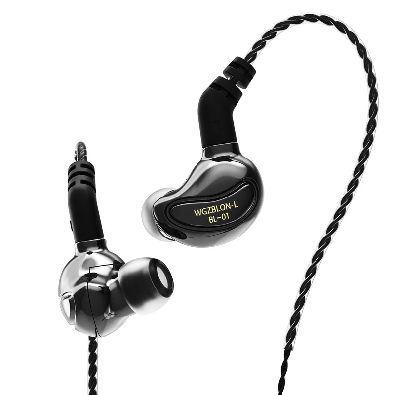 【WGZBLON BL01】10mm Carbon Diaphragm Dynamic Driver In Ear Earphone Earbuds