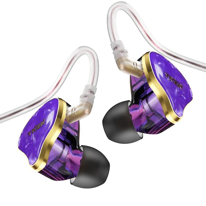 【TKZK TK02】Dual Magnetic Circuit DD In-ear Monitors IEM Headphones Wired Gaming Earbuds