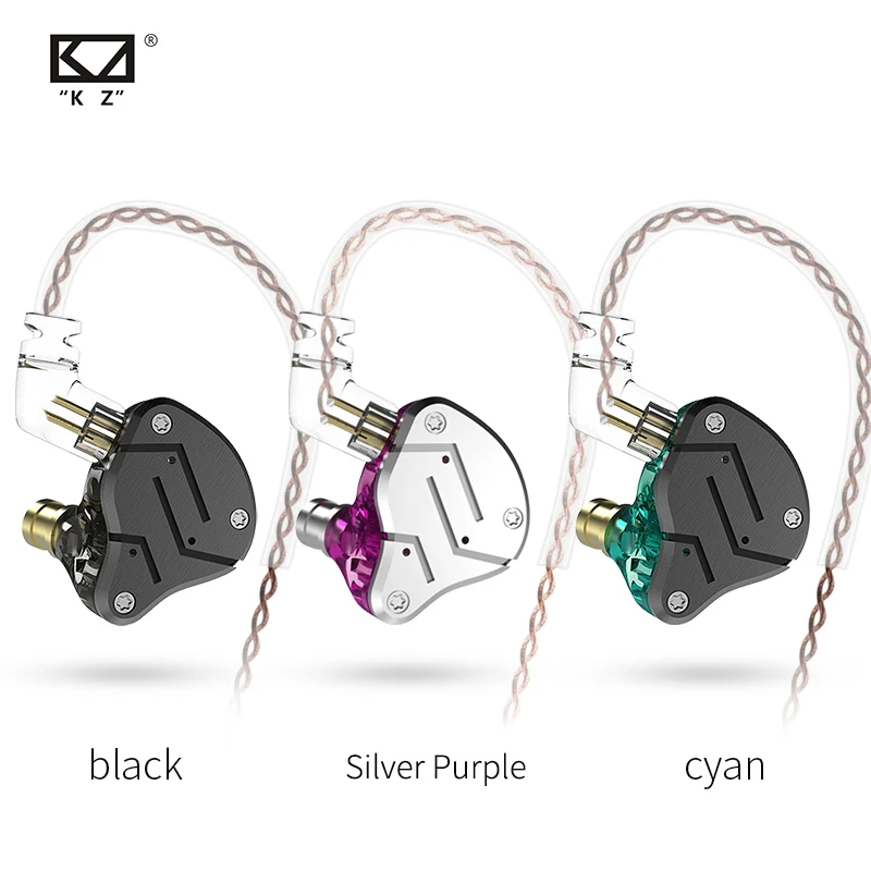 【KZ ZSN-Clearance】1BA 1DD Stereo High Fidelity in Ear Monitor Headphone for Audiophiles/Gamers/Musician