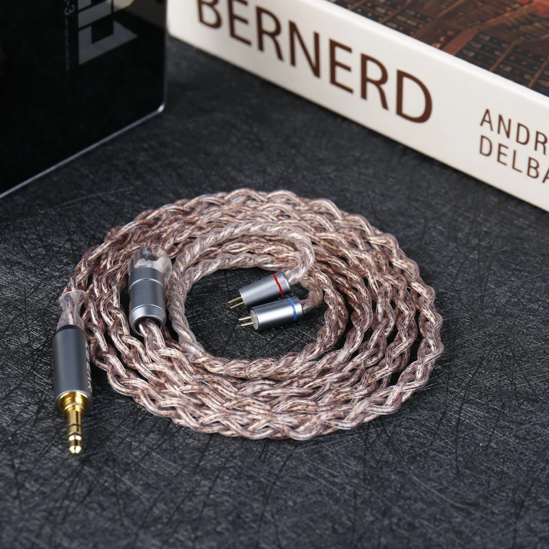 【KBEAR Glitter——Clearance】Pure Silver + Furukawa High-Purity Copper Hi-Fi Headphone Upgrade Cable