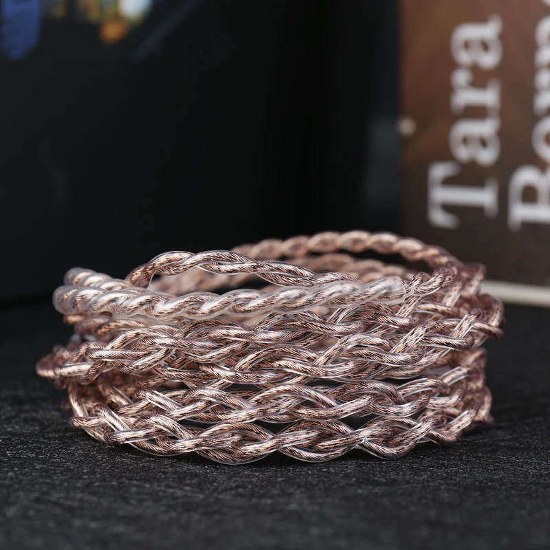 【KBEAR Glitter——Clearance】Pure Silver + Furukawa High-Purity Copper Hi-Fi Headphone Upgrade Cable