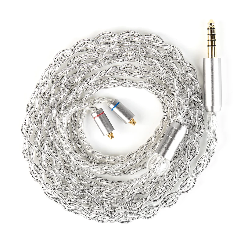 【KBEAR Glitter——Clearance】Pure Silver + Furukawa High-Purity Copper Hi-Fi Headphone Upgrade Cable