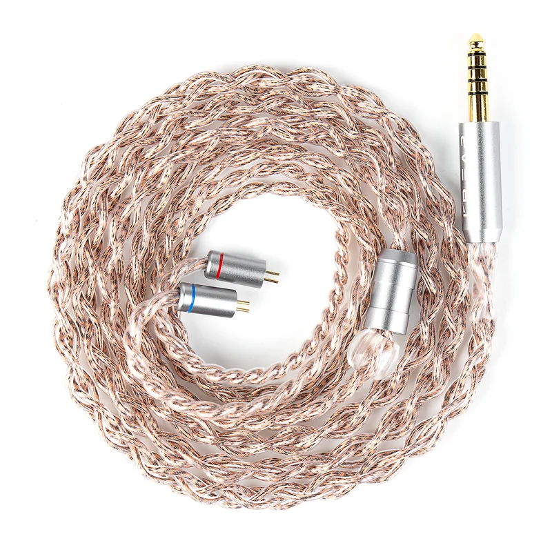 【KBEAR Glitter——Clearance】Pure Silver + Furukawa High-Purity Copper Hi-Fi Headphone Upgrade Cable