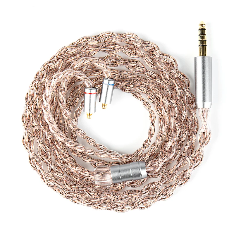 【KBEAR Glitter——Clearance】Pure Silver + Furukawa High-Purity Copper Hi-Fi Headphone Upgrade Cable
