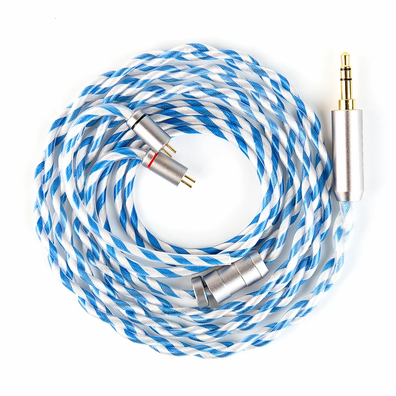 【KBEAR Frost——Clearance】6N 2-Strand Twisted-Pair 71-Core OCC Gold-plated HiFi Earphone Upgrade Cable