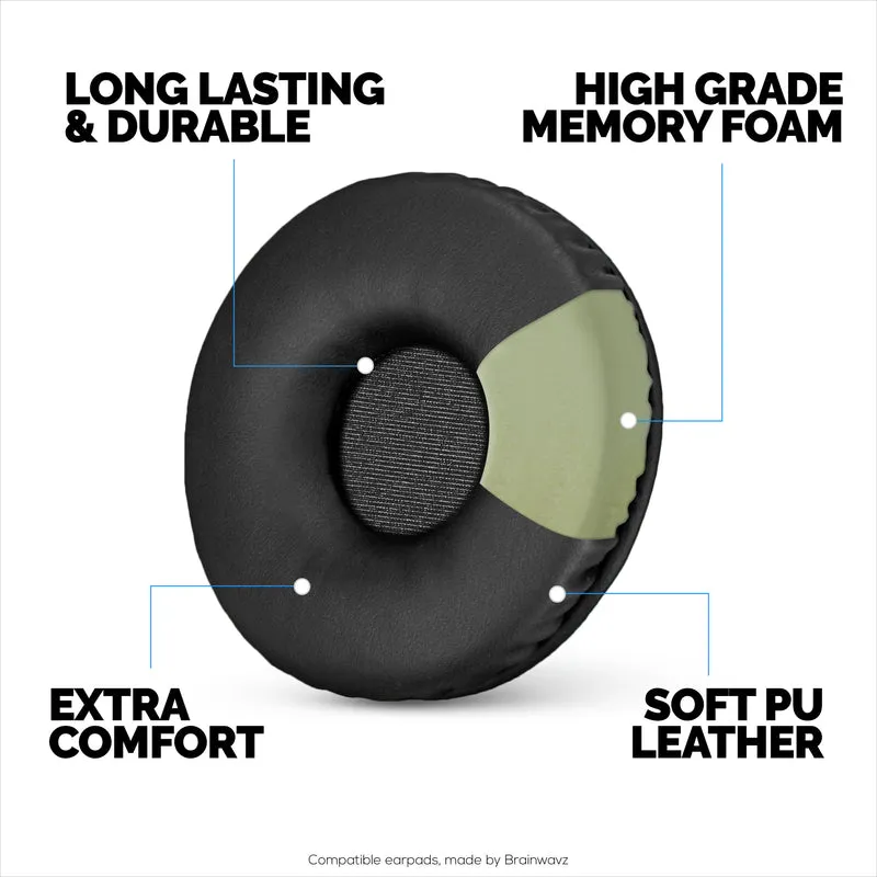 Pad Telinga Gantian untuk Fon Kepala SONY MDR-XB450, XB450AP, XB550AP - Kulit PU Lembut & Busa Memori