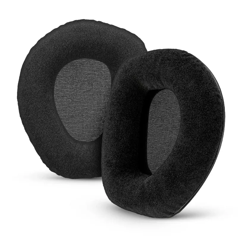 Alas Telinga Velour untuk Fon Kepala SENNHEISER RS165, RS175, RS185 & RS195 - Pad Telinga Buih Lembut, HDR165, HDR175, HDR185, HDR195