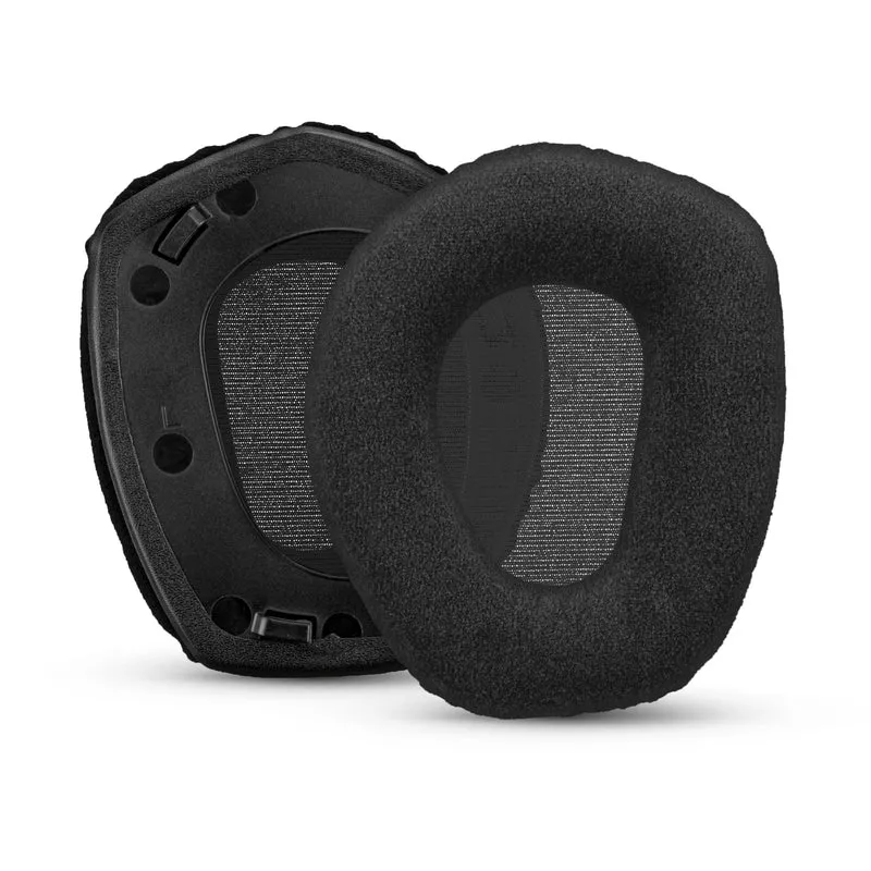 Alas Telinga Velour untuk Fon Kepala SENNHEISER RS165, RS175, RS185 & RS195 - Pad Telinga Buih Lembut, HDR165, HDR175, HDR185, HDR195