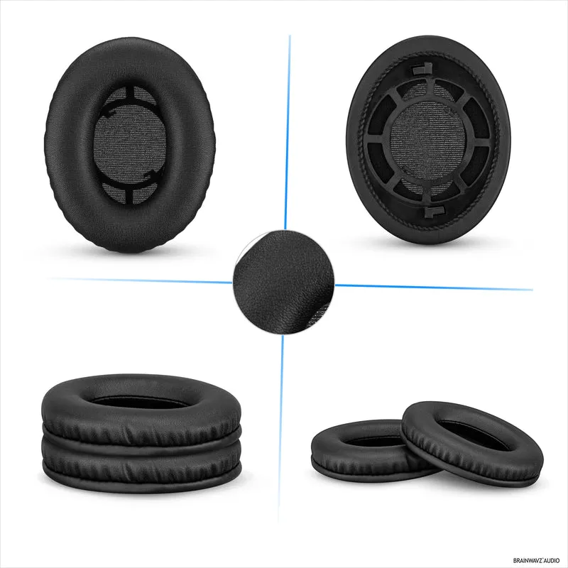 Ersatz-Ohrpolster für SENNHEISER-Kopfhörer RS120, RS110, RS115, RS117, RS119 – Ohrpolster aus weichem PU-Leder und Schaumstoff – HDR 120, HDR100, HDR110, HDR117, HDR119