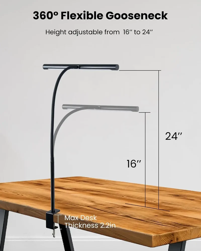 LED Schreibtischlampe mit Flexarm