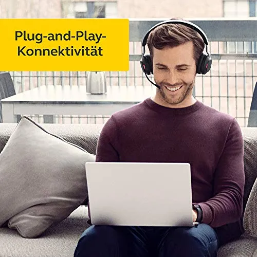 Jabra Evolve2 65 Wireless Headset – Noise Cancelling, mit langer Akkulaufzeit