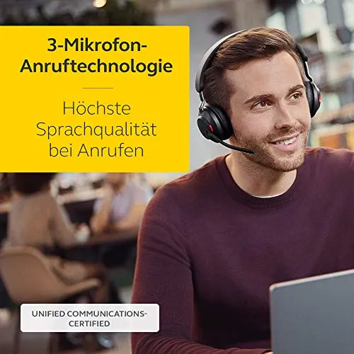 Jabra Evolve2 65 Wireless Headset – Noise Cancelling, mit langer Akkulaufzeit