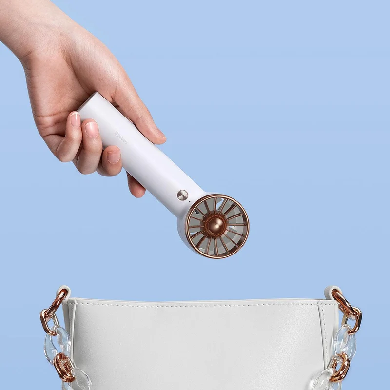 Innovativer 2-in-1 Akku Ventilator und integrierter Power Bank (4000mAh)