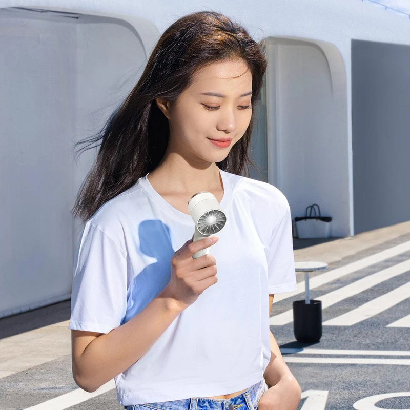 Innovativer 2-in-1 Akku Ventilator und integrierter Power Bank (4000mAh)