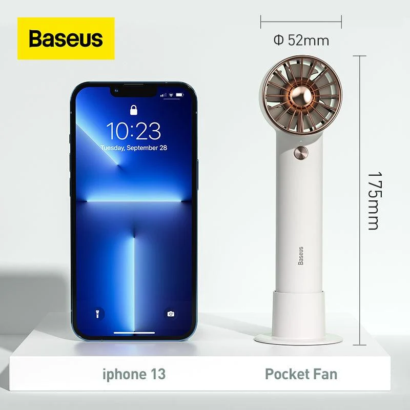 Innovativer 2-in-1 Akku Ventilator und integrierter Power Bank (4000mAh)
