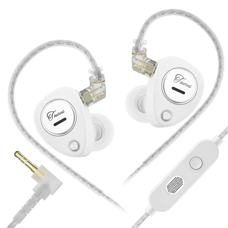 【KZ Taurus】Horizontal Dual DD in ear Monitor IEM Headphones HIFI Gaming Earbuds