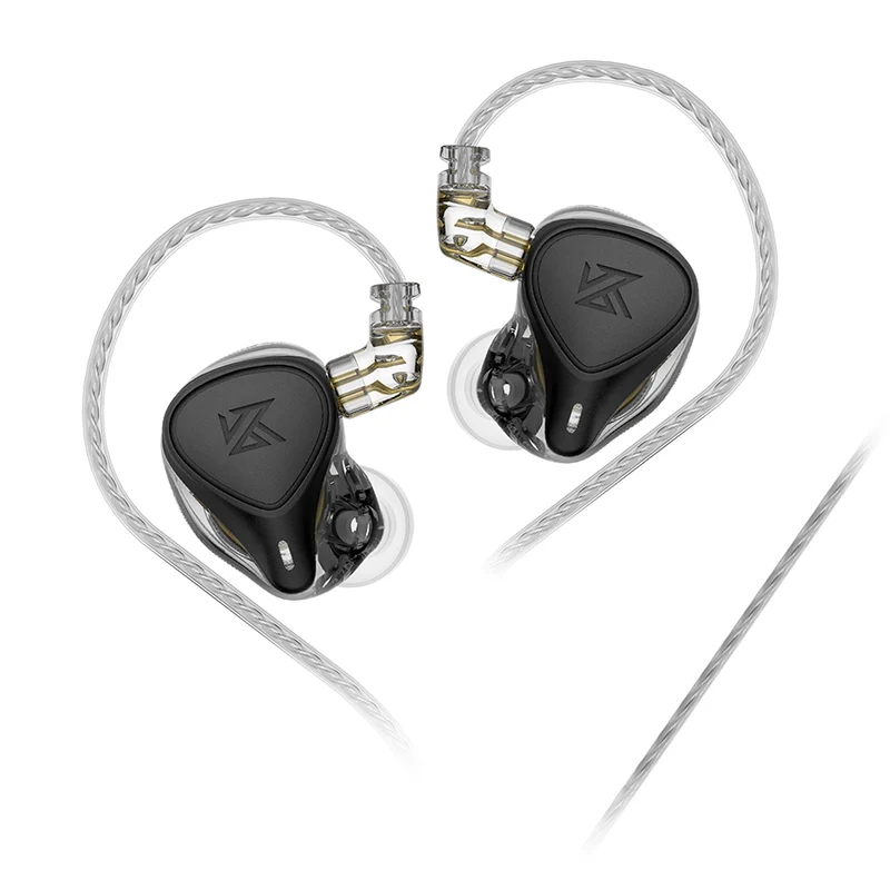 【KZ ZEX Pro——Clearance】Triple Hybrid Driver HiFi in Ear Earphone KZ ZEXPro IEMs Earbuds with Detachable 0.75mm 2Pin Silver-Plated Cable