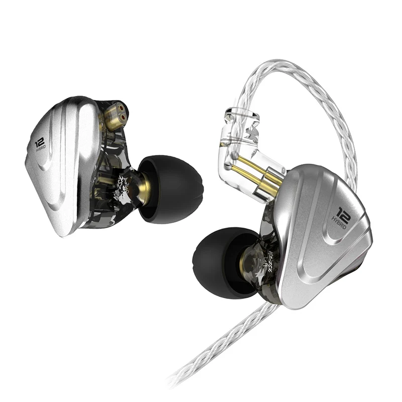 【KZ ZSX】5BA+1DD 6 Driver Hybrid in-Ear Monitors HiFi Earphones