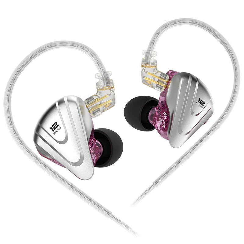 【KZ ZSX】5BA+1DD 6 Driver Hybrid in-Ear Monitors HiFi Earphones