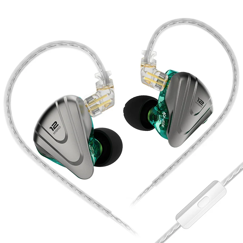 【KZ ZSX】5BA+1DD 6 Driver Hybrid in-Ear Monitors HiFi Earphones