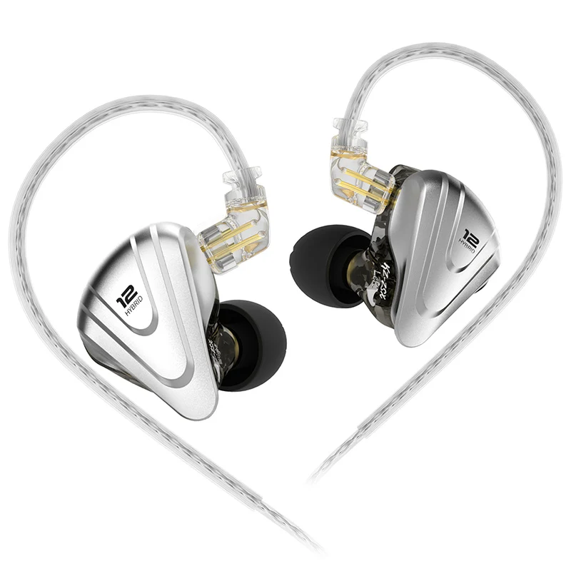 【KZ ZSX】5BA+1DD 6 Driver Hybrid in-Ear Monitors HiFi Earphones