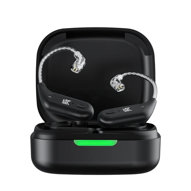 【KZ-AZ09】 Bluetooth 5.4 Ear Hook – Convert Wired IEMs to Wireless with AAC & Dual Host, Bluetooth 5.4 Module, TWS Waterproof Earhook, Long Battery Life