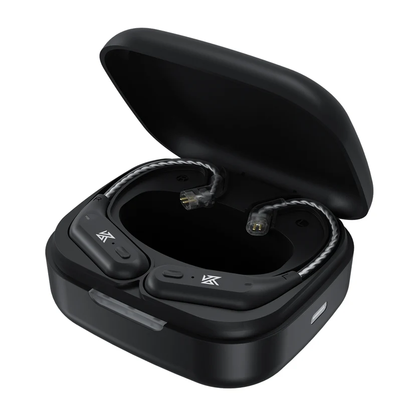 【KZ-AZ09】 Bluetooth 5.4 Ear Hook – Convert Wired IEMs to Wireless with AAC & Dual Host, Bluetooth 5.4 Module, TWS Waterproof Earhook, Long Battery Life
