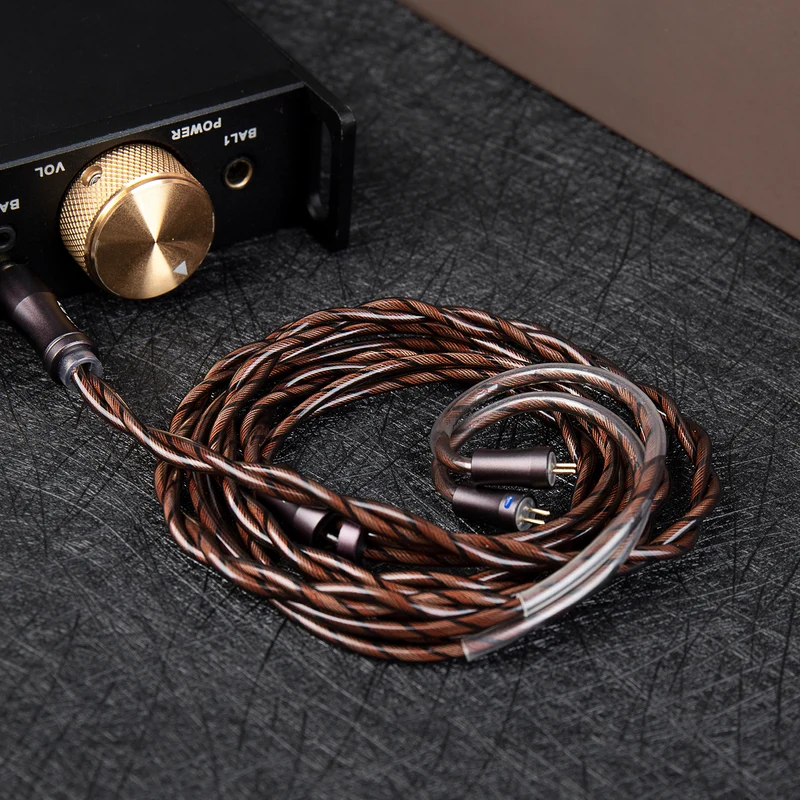 【KBEAR Cadence】Upgrade Cable for HiFi Earphones, Mixed Silver-Plated & Pure Copper Conductors