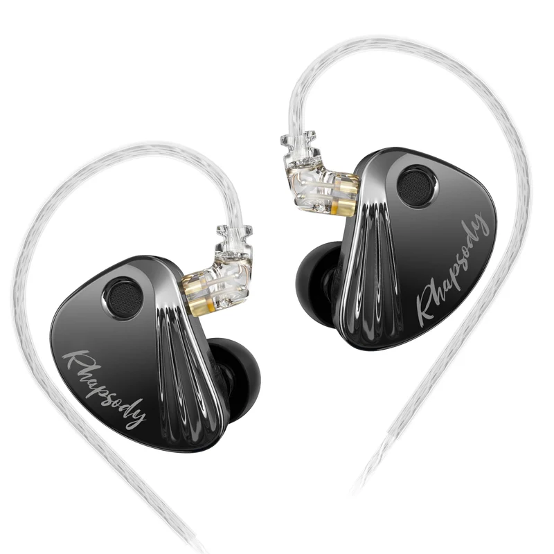 【CCA Rhapsody】2DD+4BA Hybrid Driver HiFi IEMs Earphones with 4 Tuning Switches