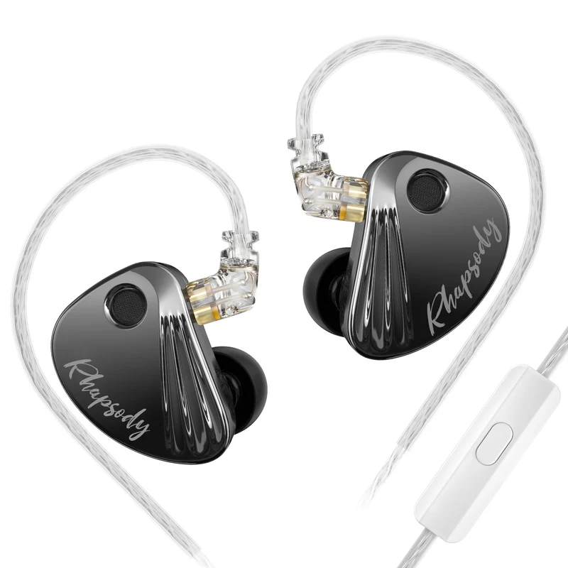 【CCA Rhapsody】2DD+4BA Hybrid Driver HiFi IEMs Earphones with 4 Tuning Switches