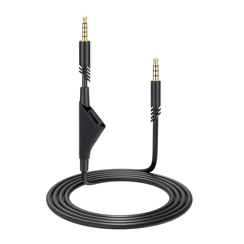 Kabel Audio Gantian untuk Fon Kepala Logitech Astro A10, A30, A40,A50 dengan Kawalan Bisu dalam talian - 2M / 78”