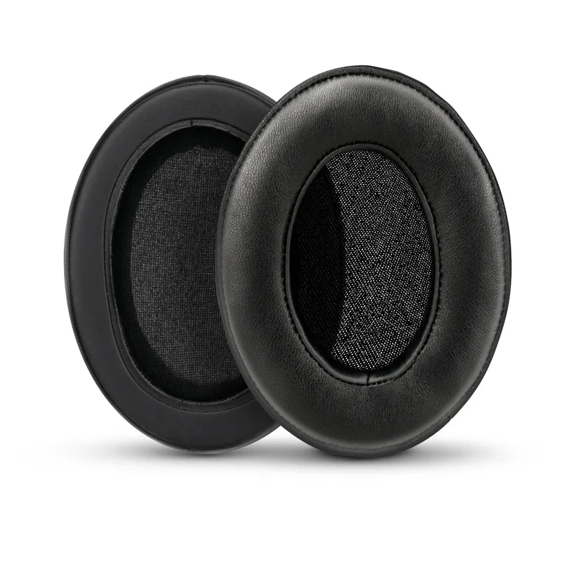 Pad Telinga Kulit Biri-biri untuk Sennheiser HD600, HD650, HD660S, HD525, HD535, HD545, & Massdrop HD58X, Fon Kepala HD6XX - Buih Memori dengan Kulit Kulit Bebiri Lembut