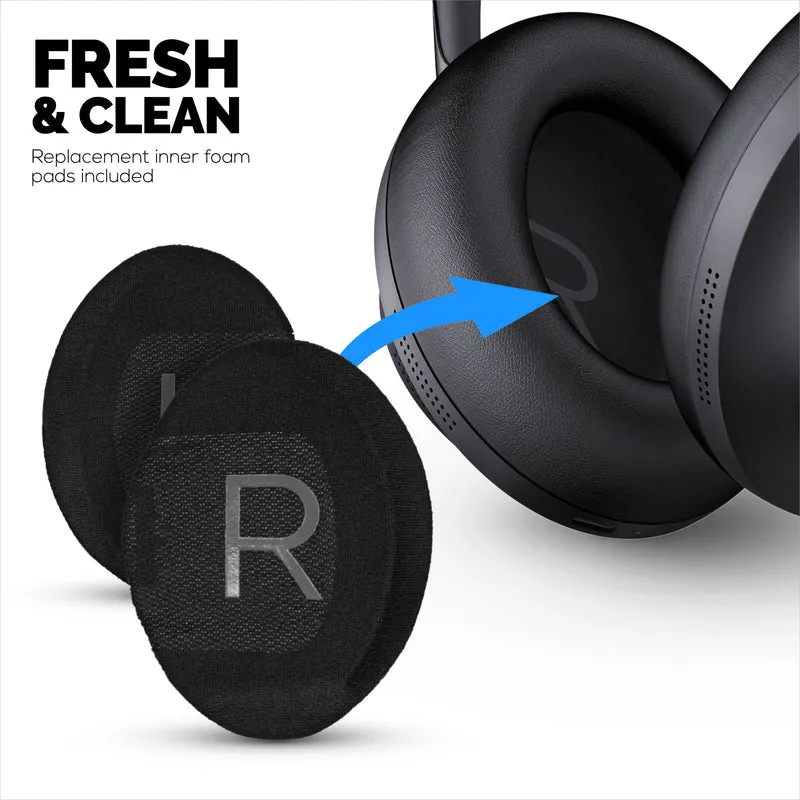 Pad Telinga Gantian untuk Fon Kepala Wayarles Bose NC700, Kulit PU Lembut