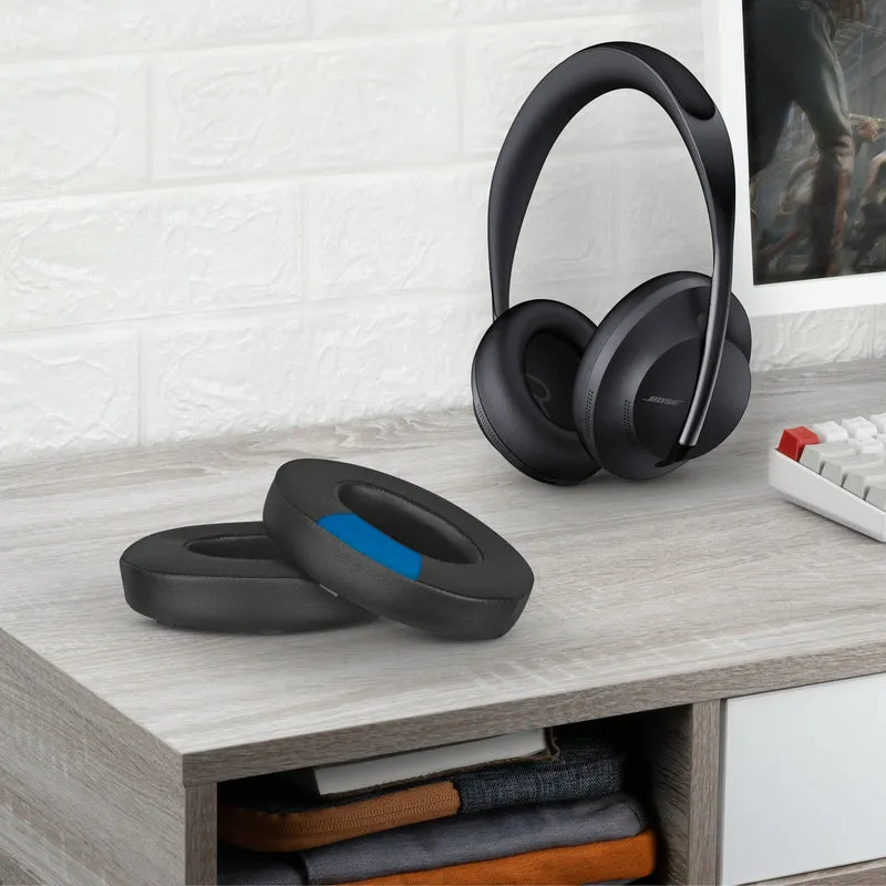 Bose NC700 Hybrid-Ersatz-Ohrpolster mit Gel, Memory-Schaum, atmungsaktiven Stoffen und weichem PU-Leder