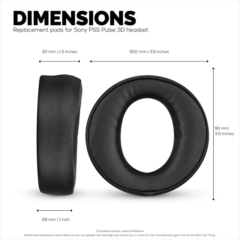Ersatz-Ohrpolster für Sony PS5 Pulse 3D Headset