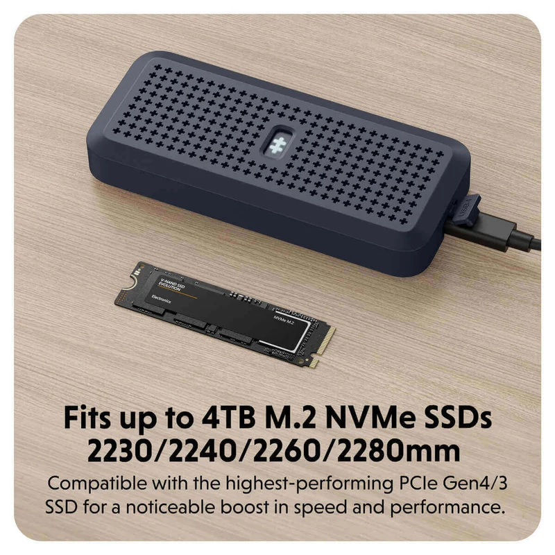 HyperDrive Next USB4 NVMe SSD-Gehäuse