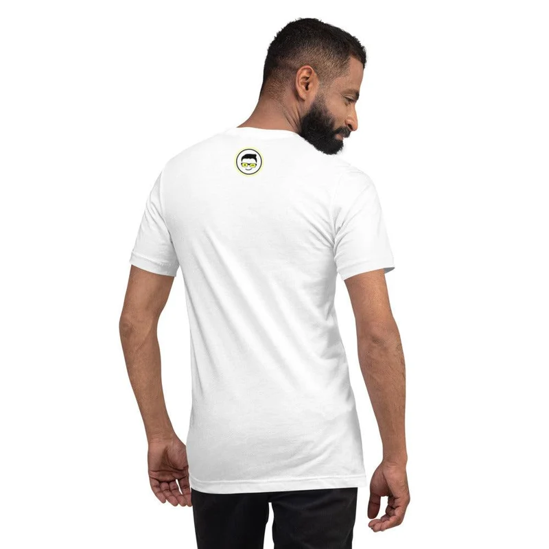 Unisex-T-Shirt aus Baumwolle "Work smart not hard"