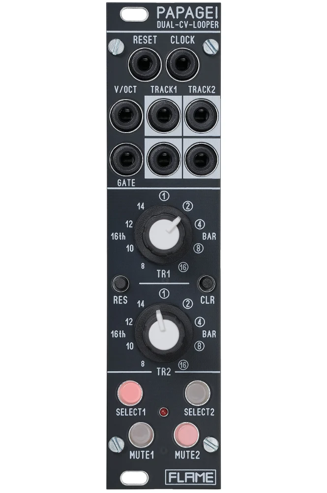 Flame Papagei Dual CV Looper black