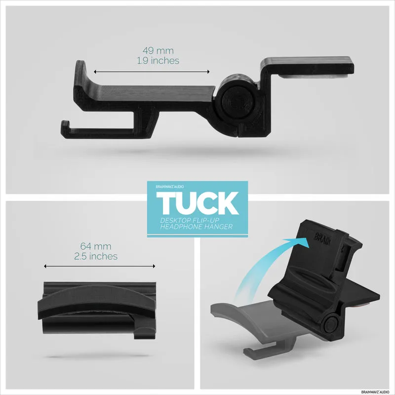 Tuck – faltbarer Desktop-Kopfhörer-Aufhänger