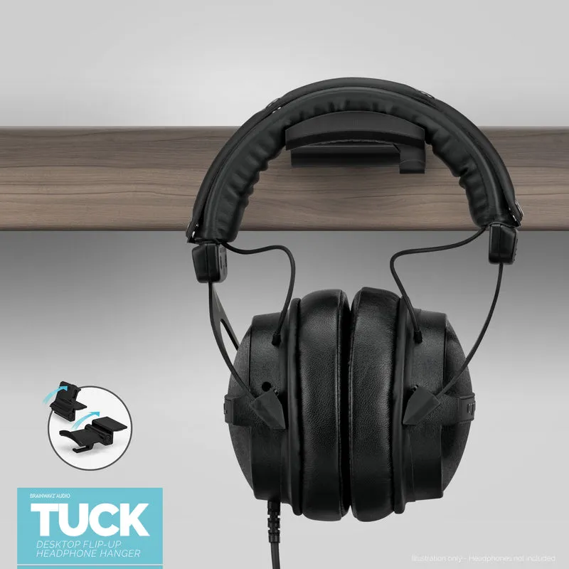 Tuck – faltbarer Desktop-Kopfhörer-Aufhänger