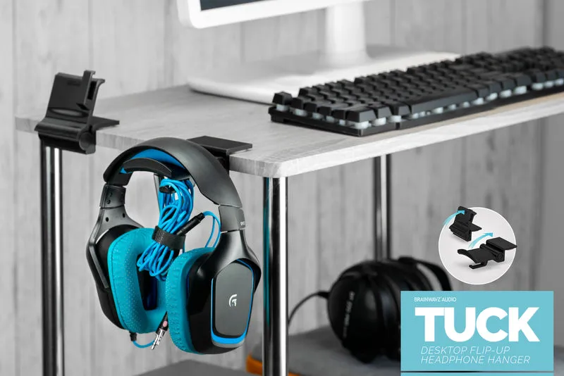 Tuck – faltbarer Desktop-Kopfhörer-Aufhänger